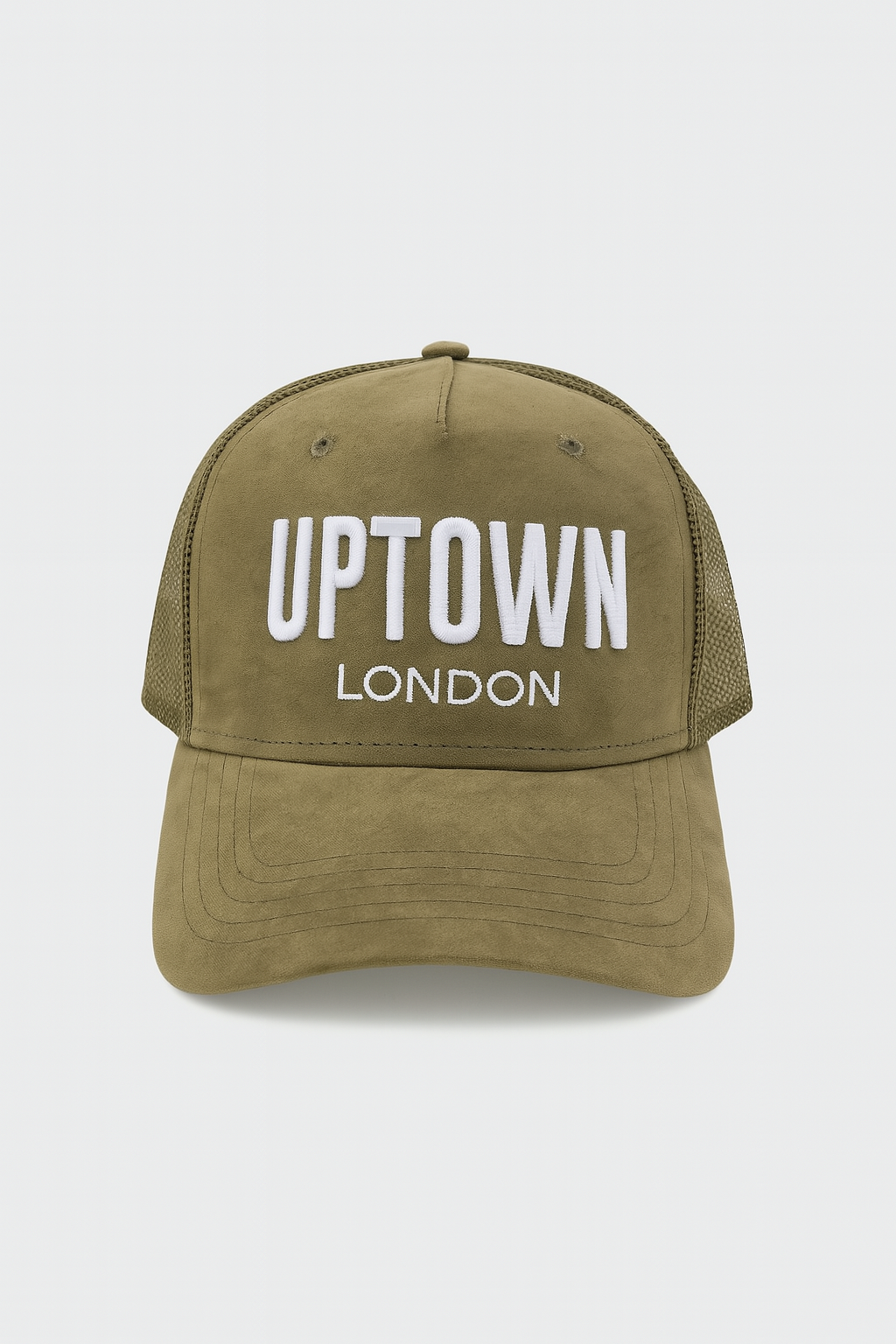 Uptown London Khaki X White Trucker Cap