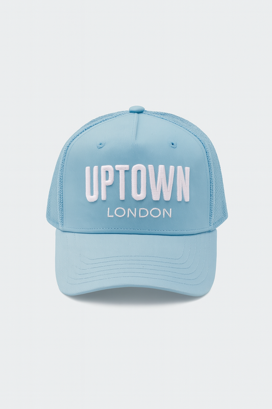 Uptown London Sky Blue Trucker Cap