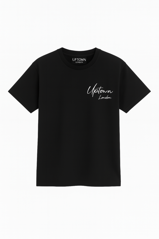 Uptown London Signature T-Shirt - Black & White